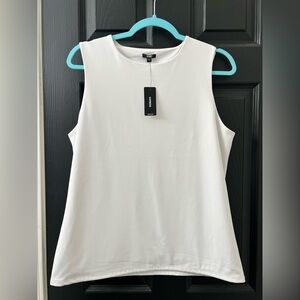 Express Classic White Sleeveless Body Contour